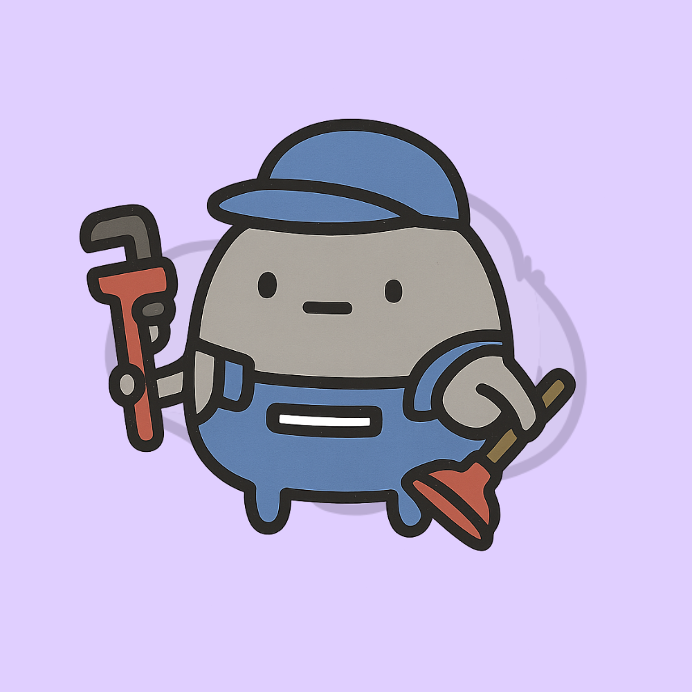 Sad Rock Plumber Sticker