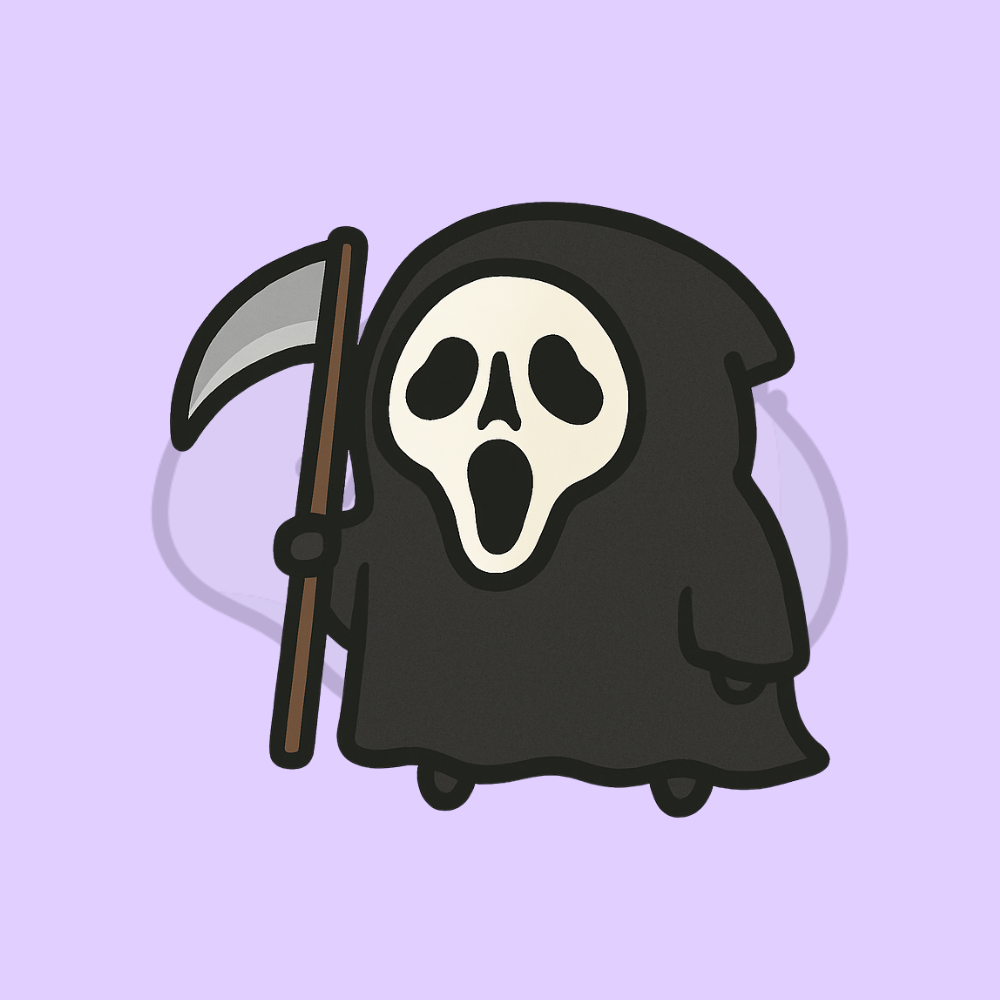 Sad Rock Scream Sticker