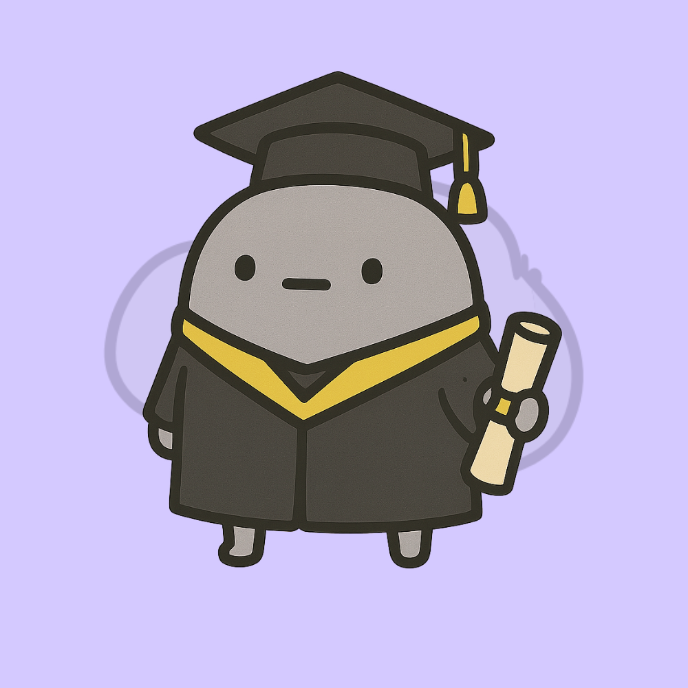 Sad Rock Graduate Sticker