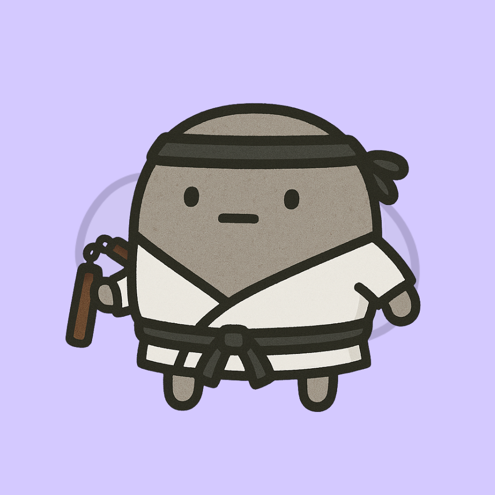 Sad Rock Karate Sticker