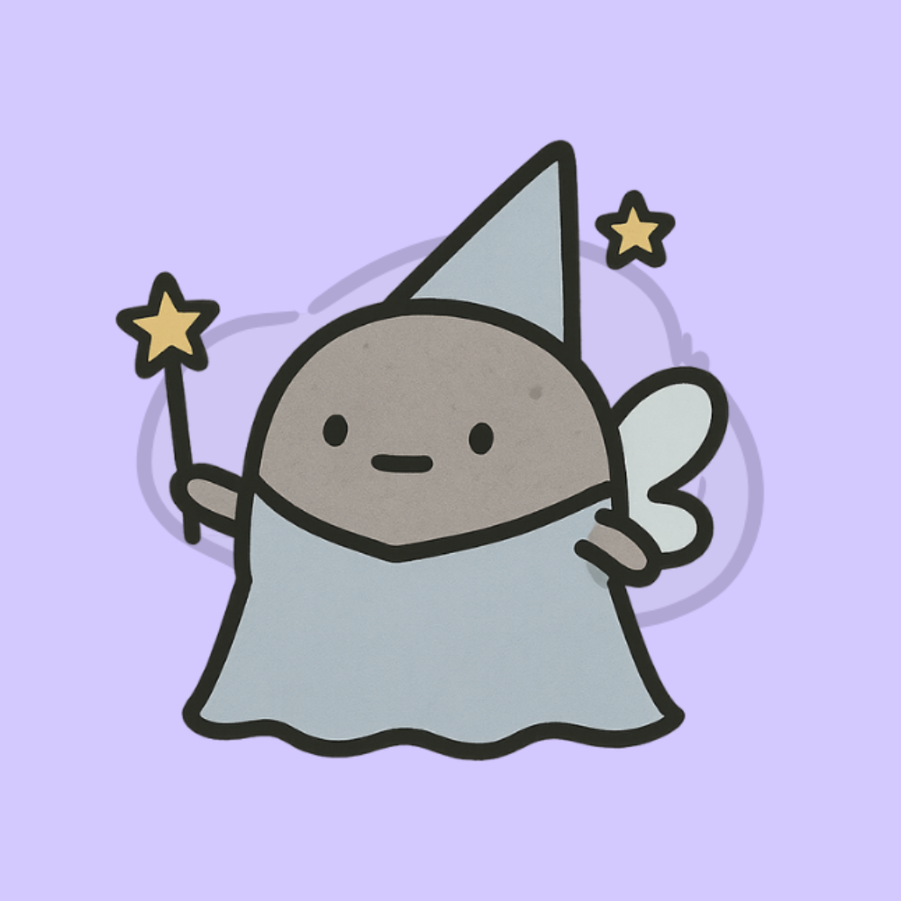 Sad Rock Fairy Sticker